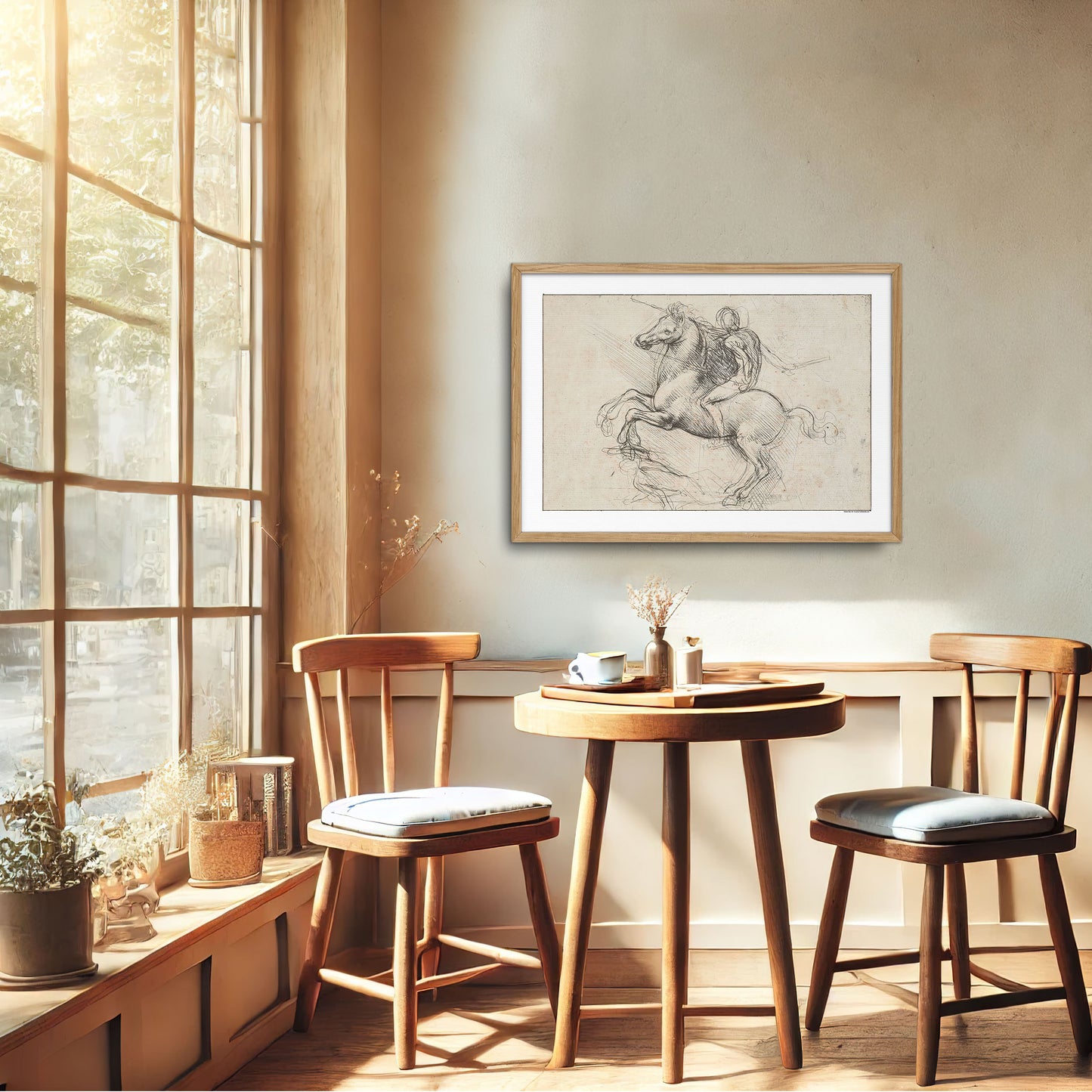 Leonardo da Vinci's iconic Study for an equestrian monument