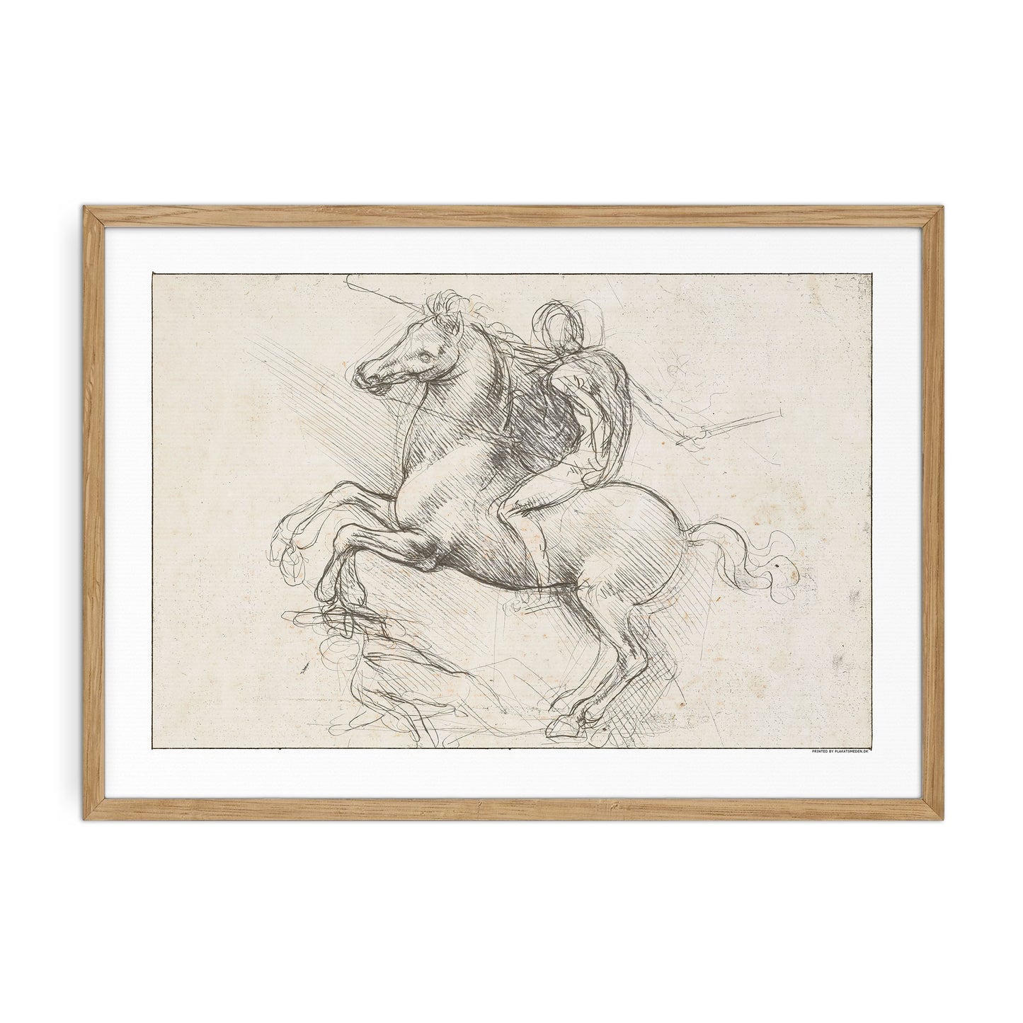 Leonardo da Vinci's iconic Study for an equestrian monument