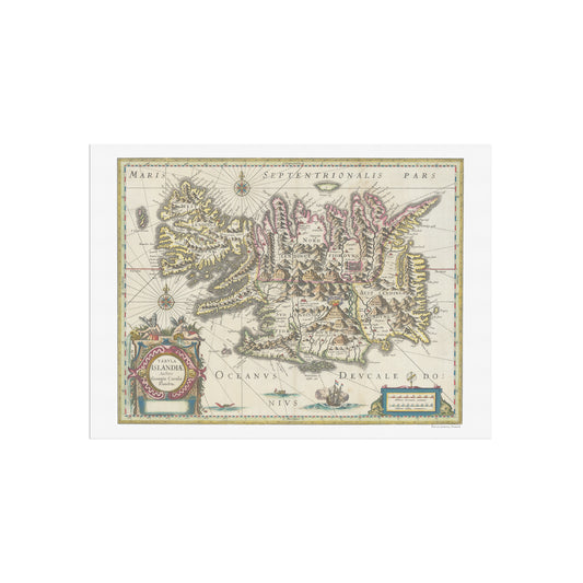 Tabula Islandiae, map of Iceland
