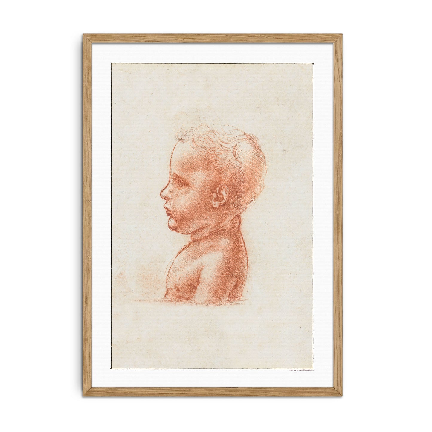 Leonardo da Vinci's profile bust of a child