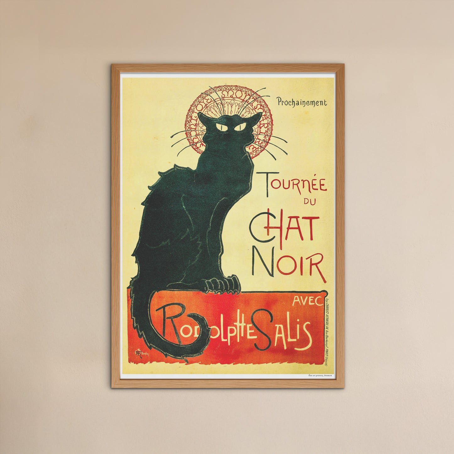 Le Chat Noir Plakat - Théophile Steinlen - Fransk Art Nouveau