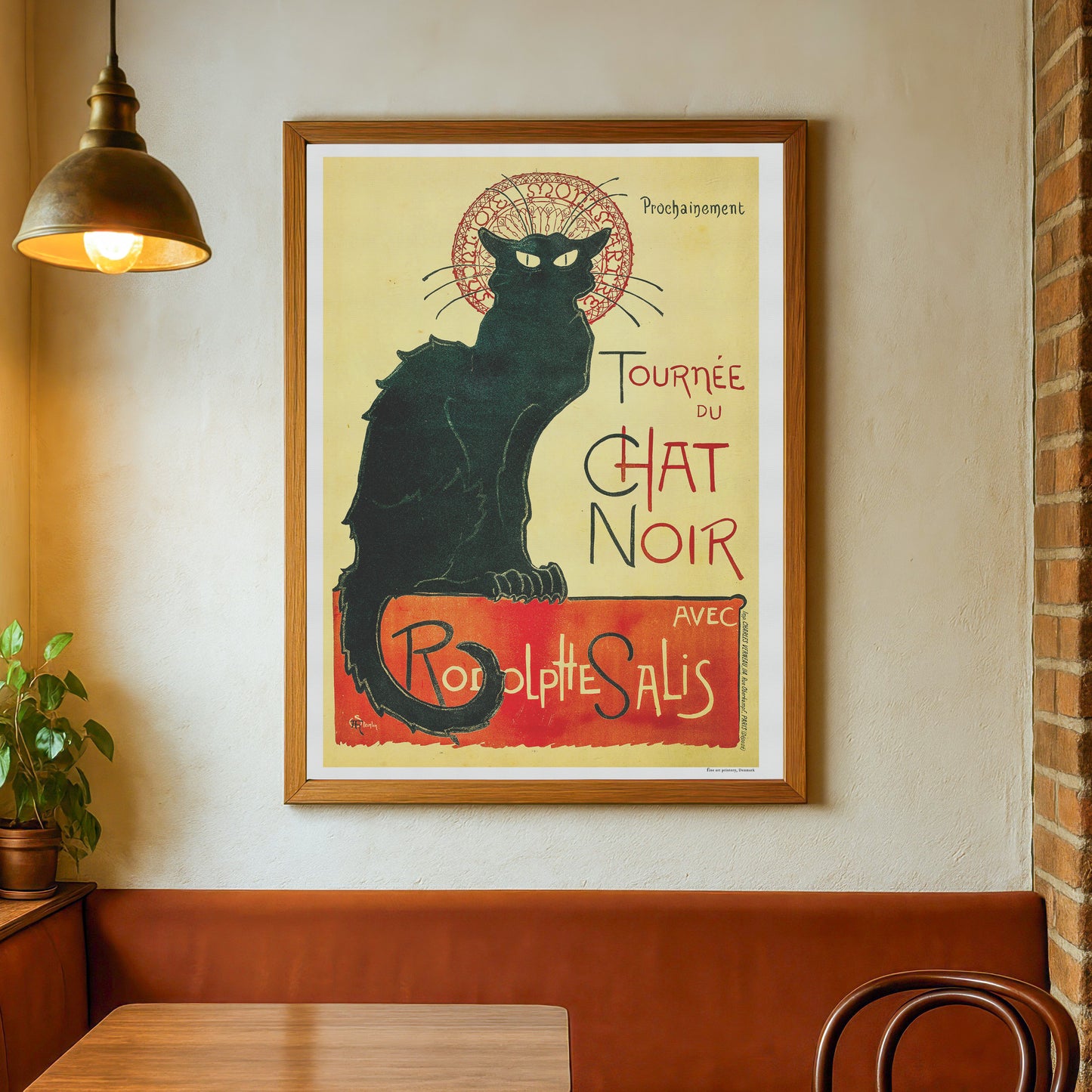 Le Chat Noir Plakat - Théophile Steinlen - Fransk Art Nouveau