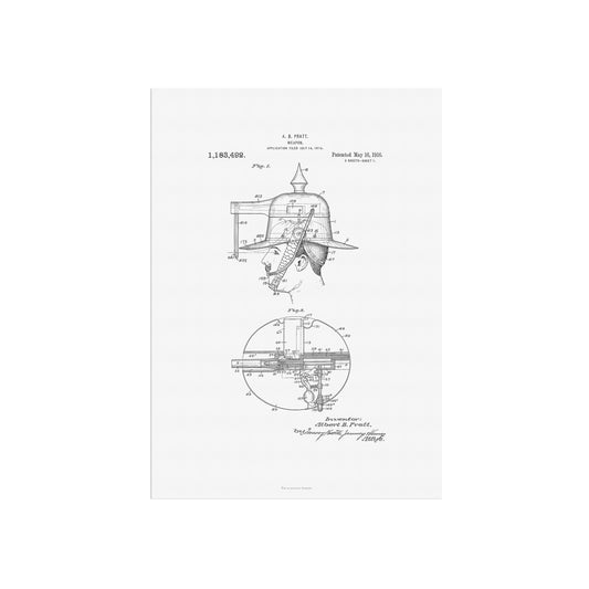 Patenttegning af Pistol-hat (1915) – US1183492A