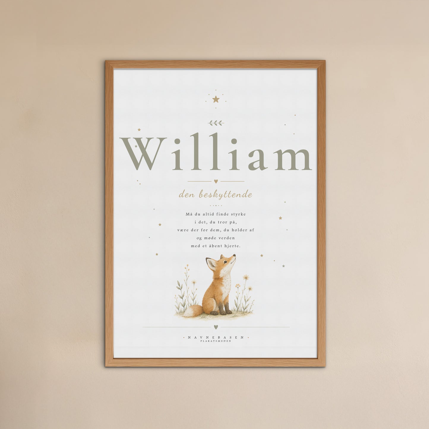 William | Navneprint med dyr