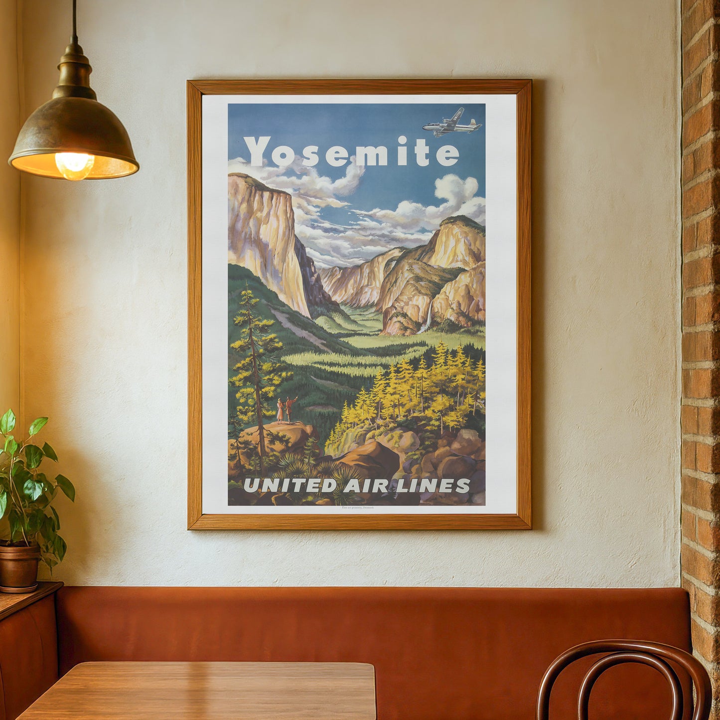 Yosemite, United Air Lines - Travel poster