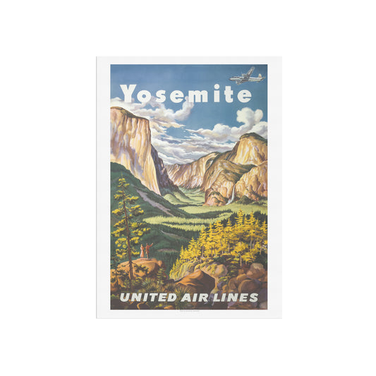 Yosemite, United Air Lines - Rejseplakat