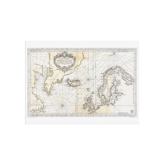 Map of the Northern Seas, 1751