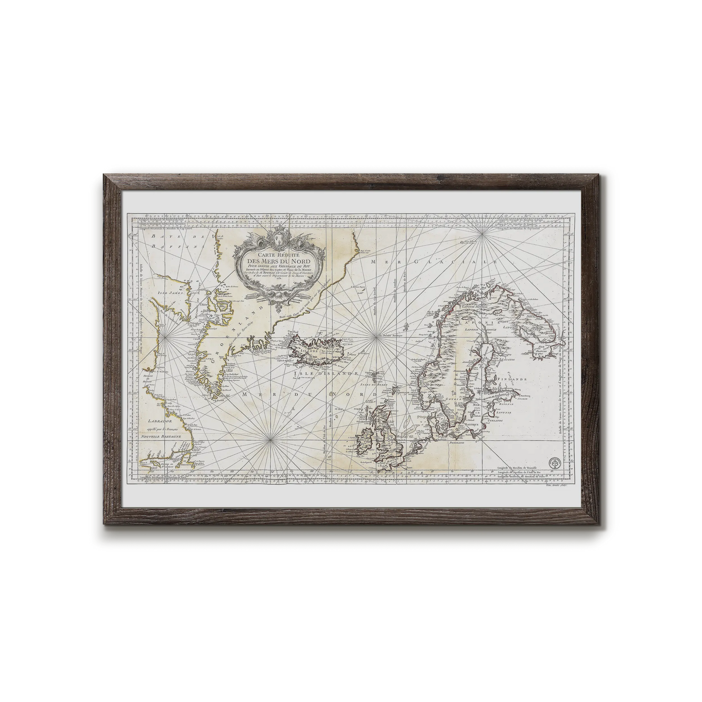 Map of the Northern Seas, 1751