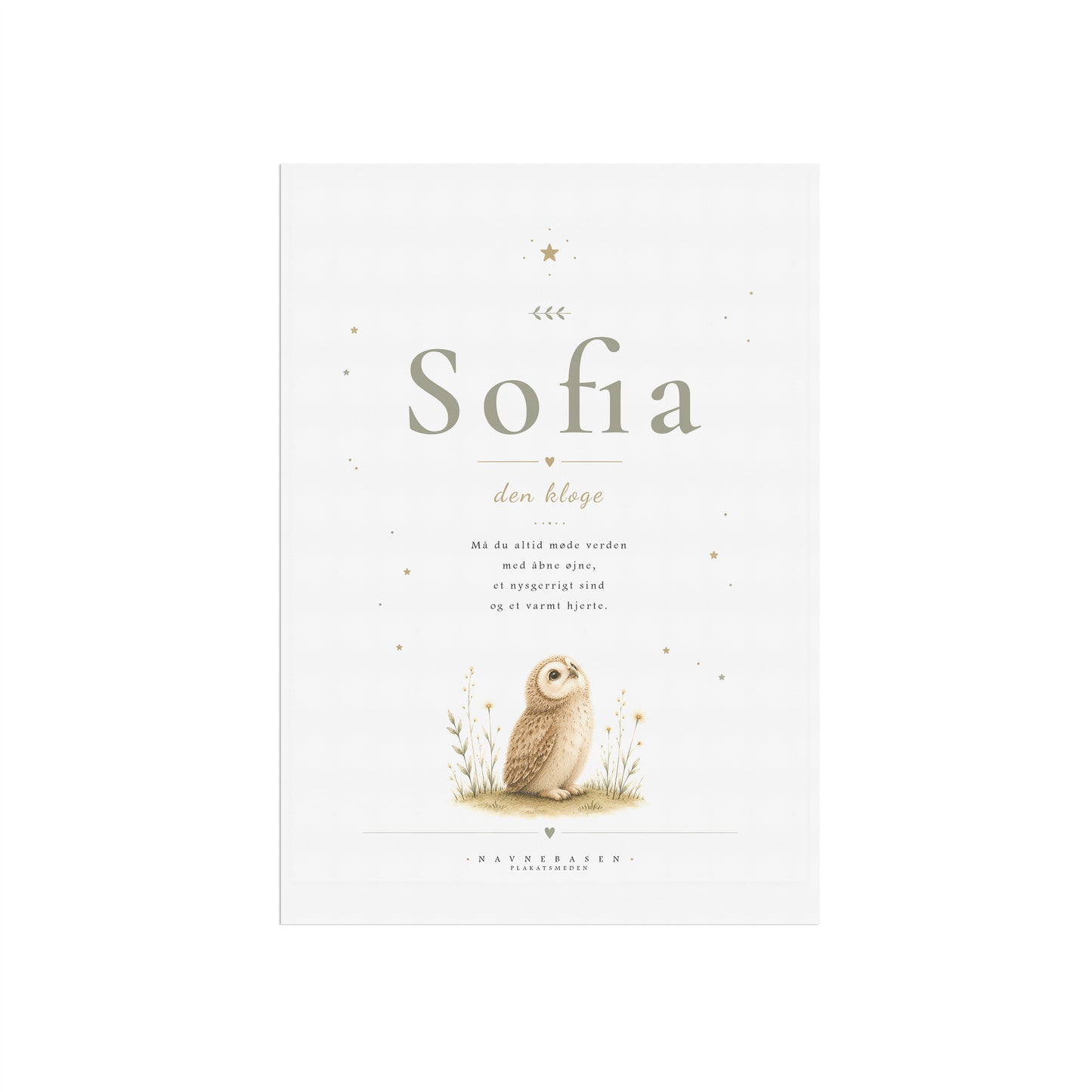 Sofia | Navneprint med dyr