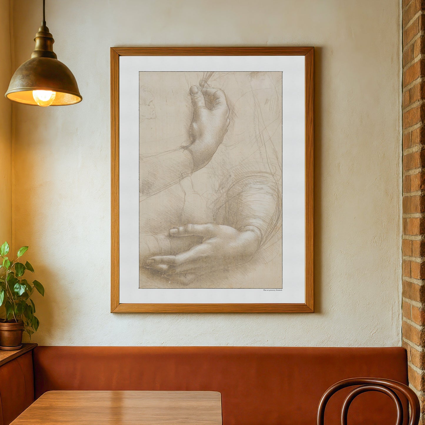 Leonardo da Vinci's Study of a Woman's Hands