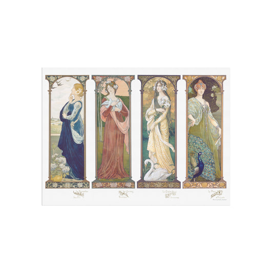 De fire fugle af Elisabeth Sonrel, 1901