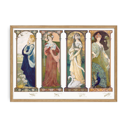 The four birds by Elisabeth Sonrel, 1901