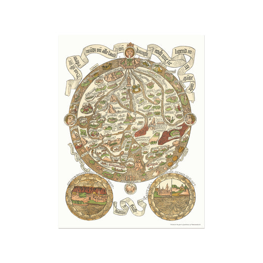 Hanns Rusts verdenskort fra middelalderen