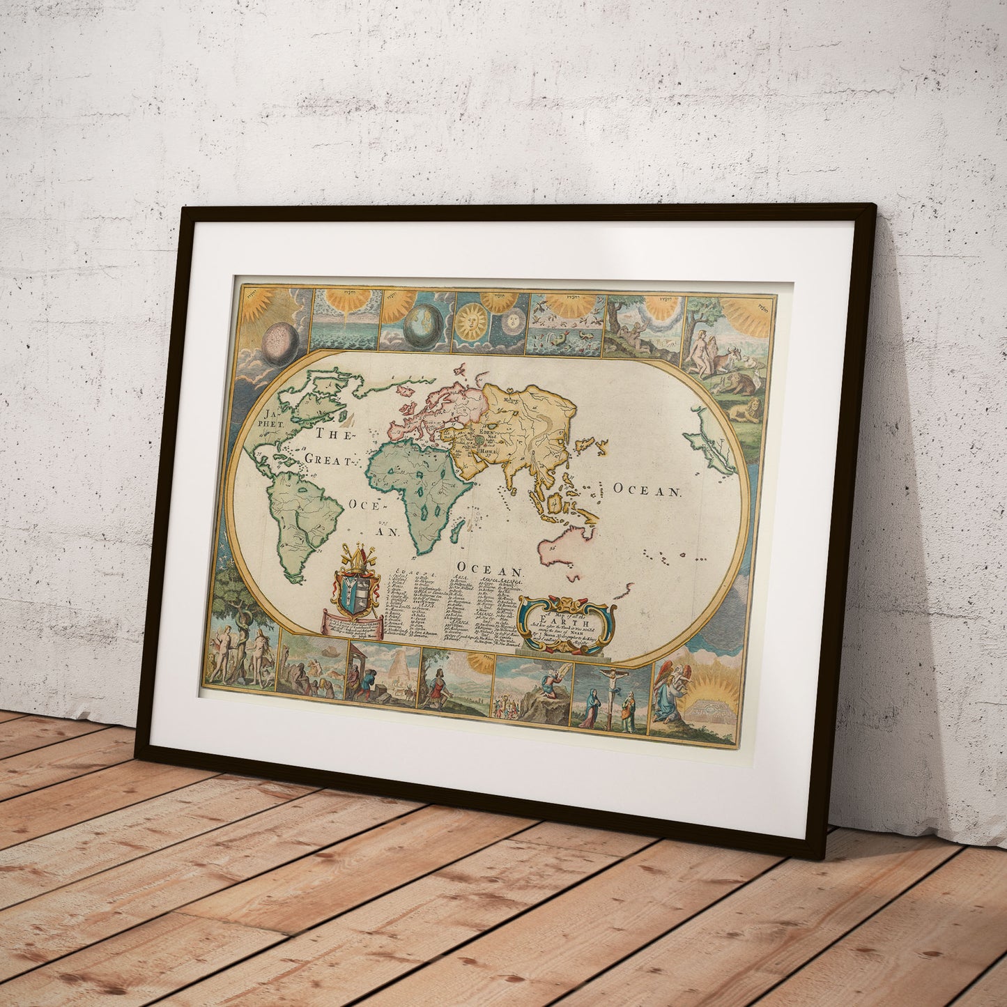 Joseph Moxon's world map