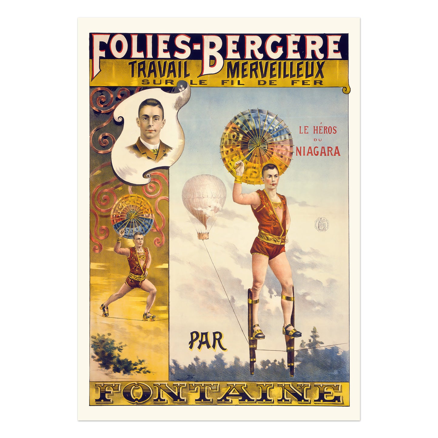 The line dancer Fontaine from the Folies-Bergère