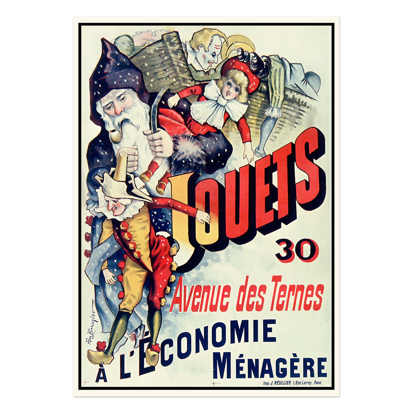 Jouets, 30 Avenue des Ternes - advertisement for toy shop
