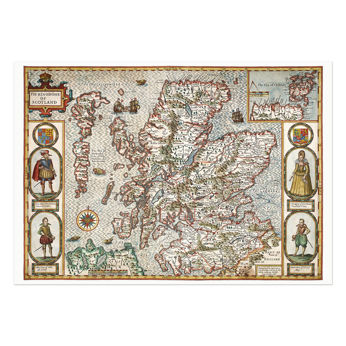 The Kingdome of Scotland by John Speed